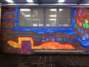 south coogee school mural, south coogee art club